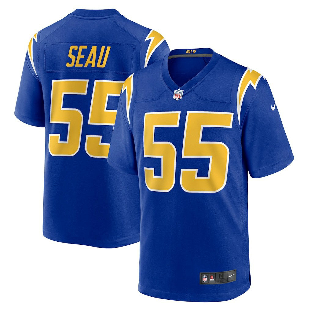 Junior Seau Los Angeles Chargers Retired Player Alternate Game Jersey - Royal discount