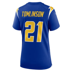 LaDainian Tomlinson Los Angeles Chargers Women's Retired Game Jersey - Royal for sale