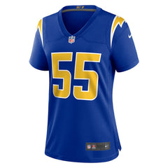 Junior Seau Los Angeles Chargers Women's Retired Game Jersey - Royal for sale