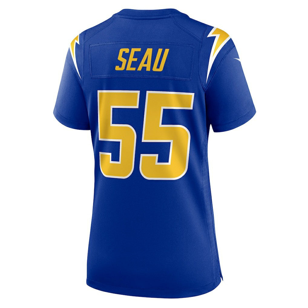 Junior Seau Los Angeles Chargers Women's Retired Game Jersey - Royal for sale