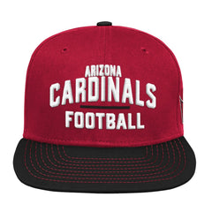Arizona Cardinals Youth Lock Up Snapback Hat - Cardinal/Black on sale