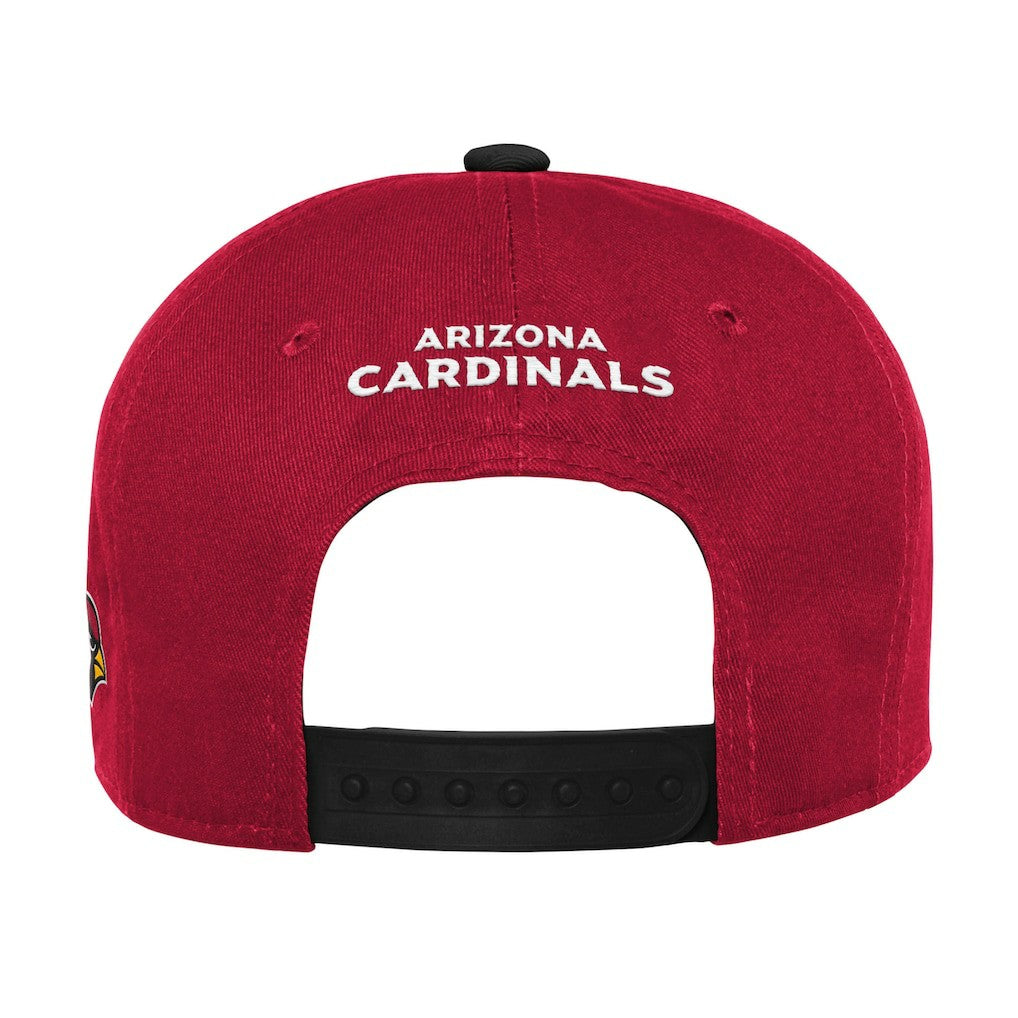 Arizona Cardinals Youth Lock Up Snapback Hat - Cardinal/Black on sale