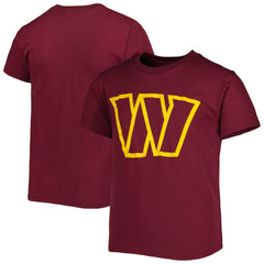 Washington Commanders Youth Team Logo T-Shirt - Burgundy on sale