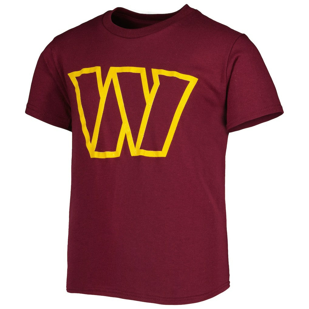 Washington Commanders Youth Team Logo T-Shirt - Burgundy on sale