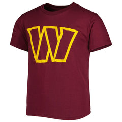 Washington Commanders Youth Team Logo T-Shirt - Burgundy on sale
