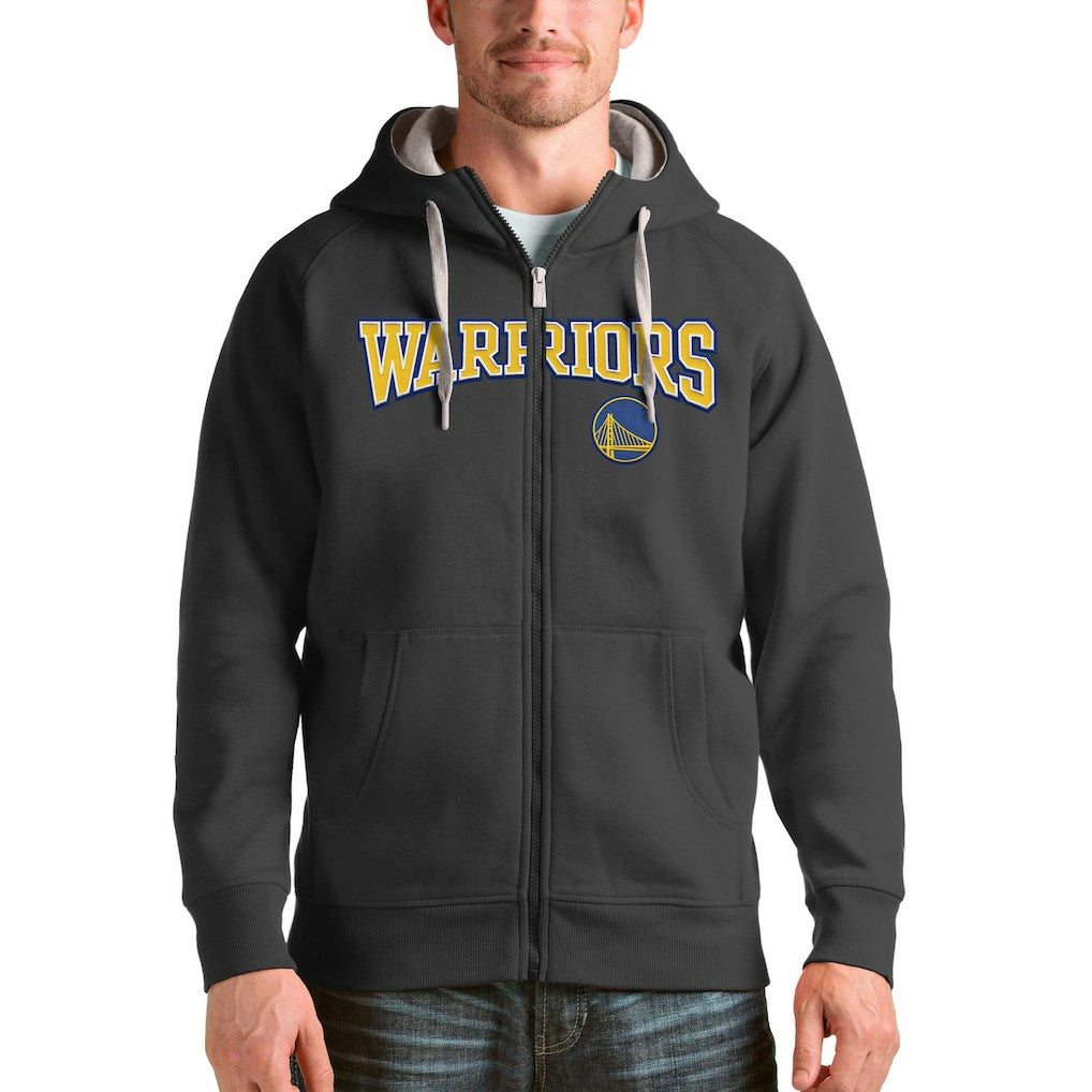 Golden State Warriors Antigua Victory Full-Zip Hoodie sale - Charcoal online