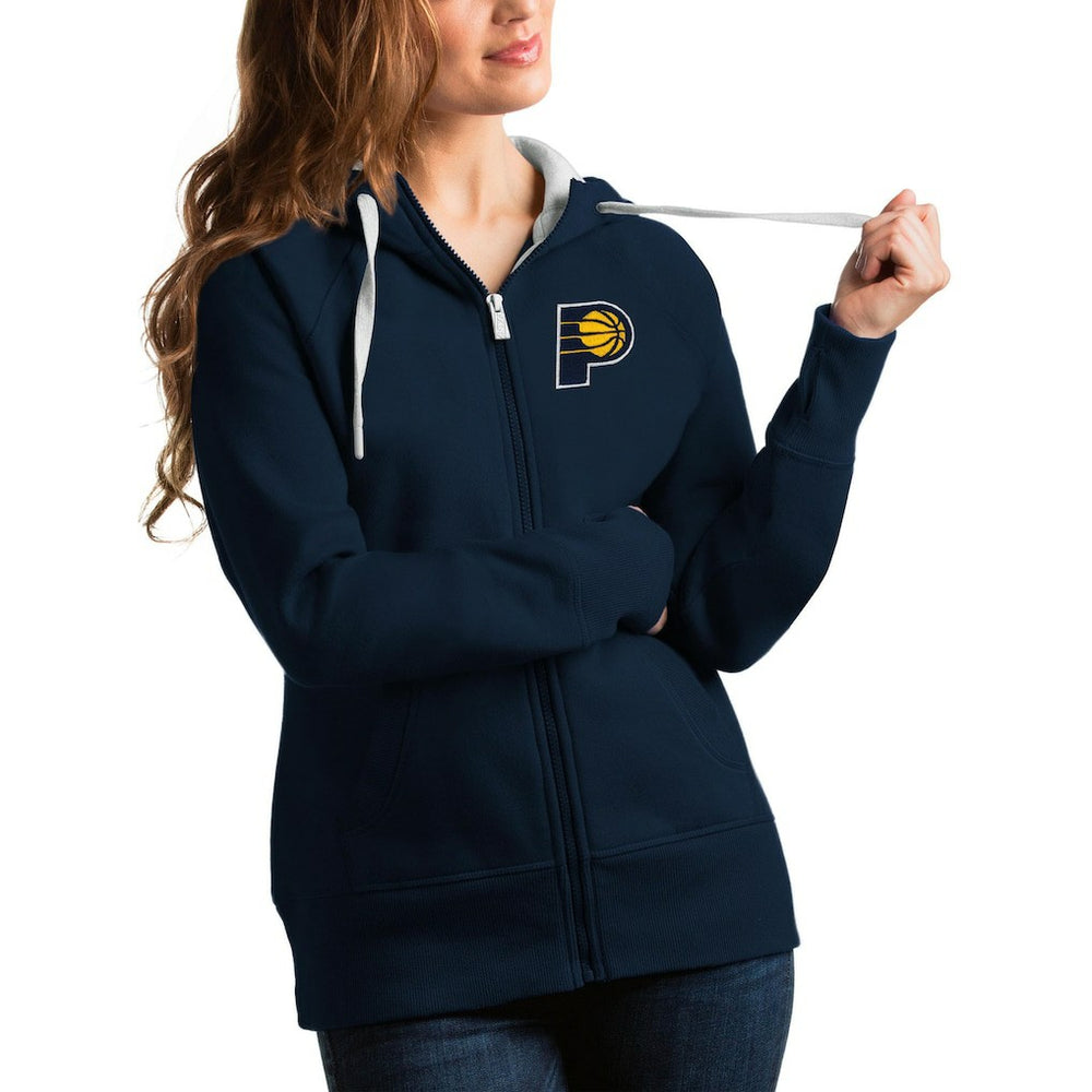 Indiana Pacers Antigua Women's Victory Full-Zip Hoodie - Navy cheap