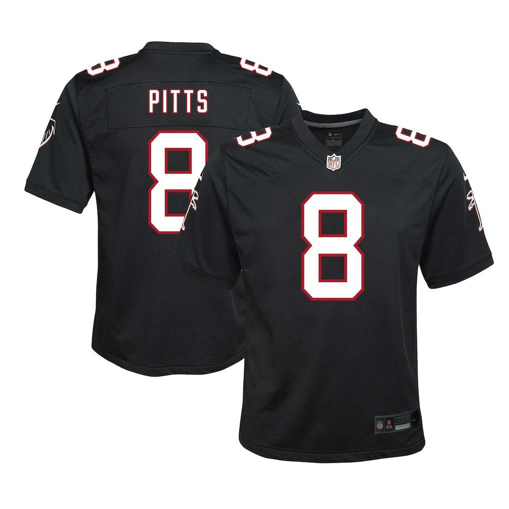 Kyle Pitts Sr. Atlanta Falcons Youth Game Jersey - Black outlet