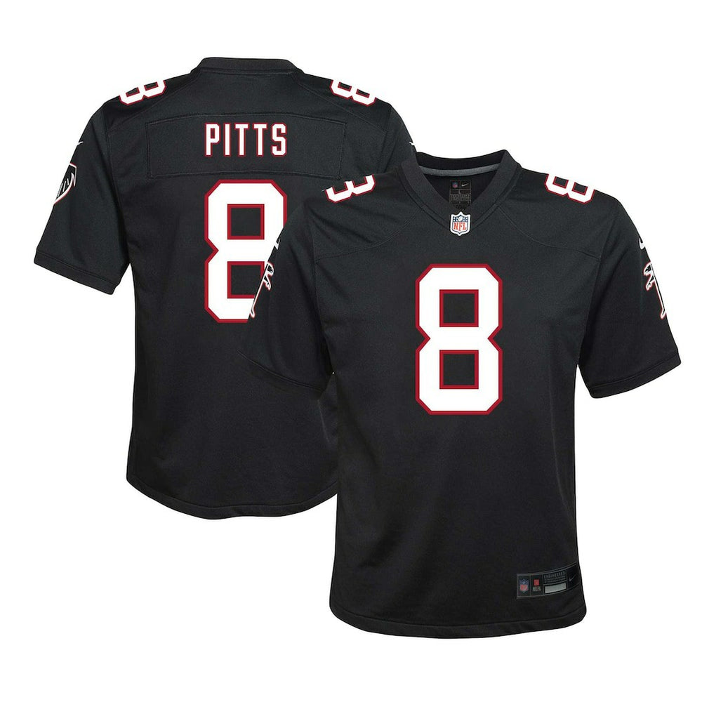 Kyle Pitts Sr. Atlanta Falcons Youth Game Jersey - Black outlet