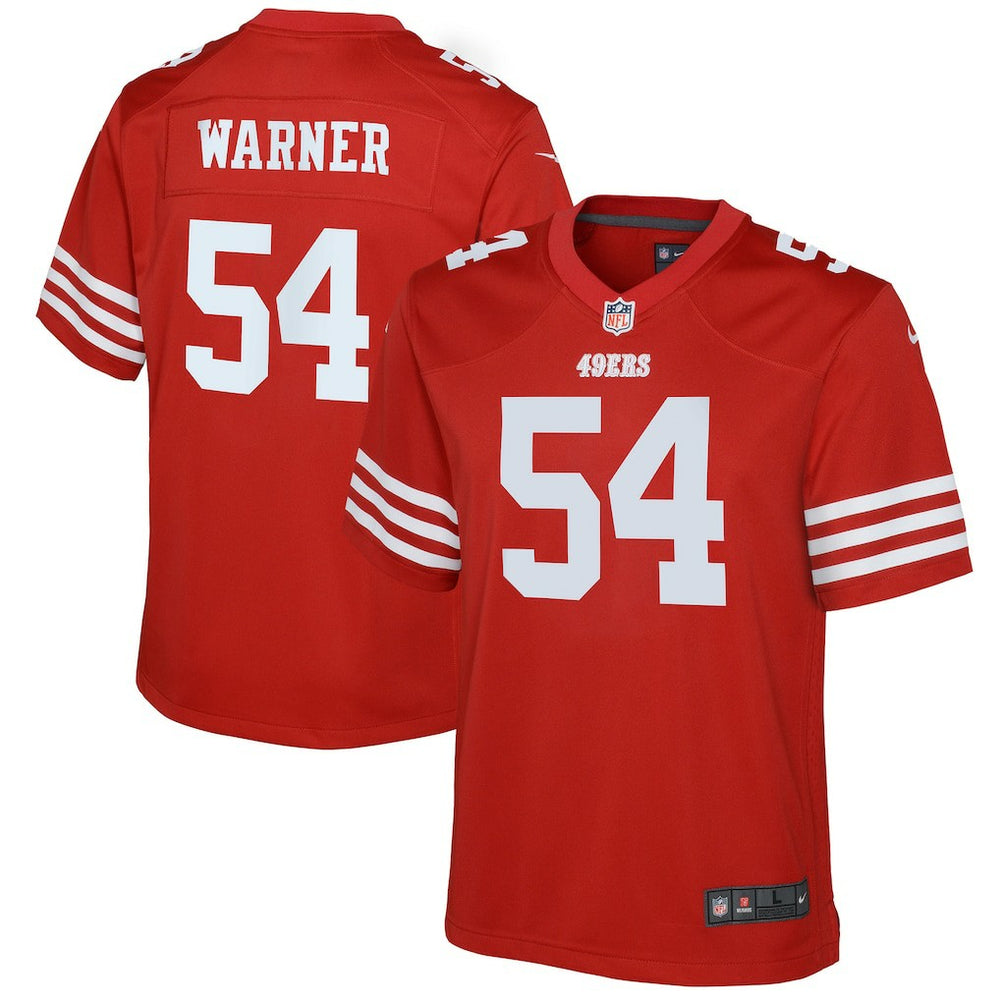 Fred Warner San Francisco 49ers Youth Game Jersey - Scarlet online