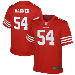 Fred Warner San Francisco 49ers Youth Game Jersey - Scarlet online