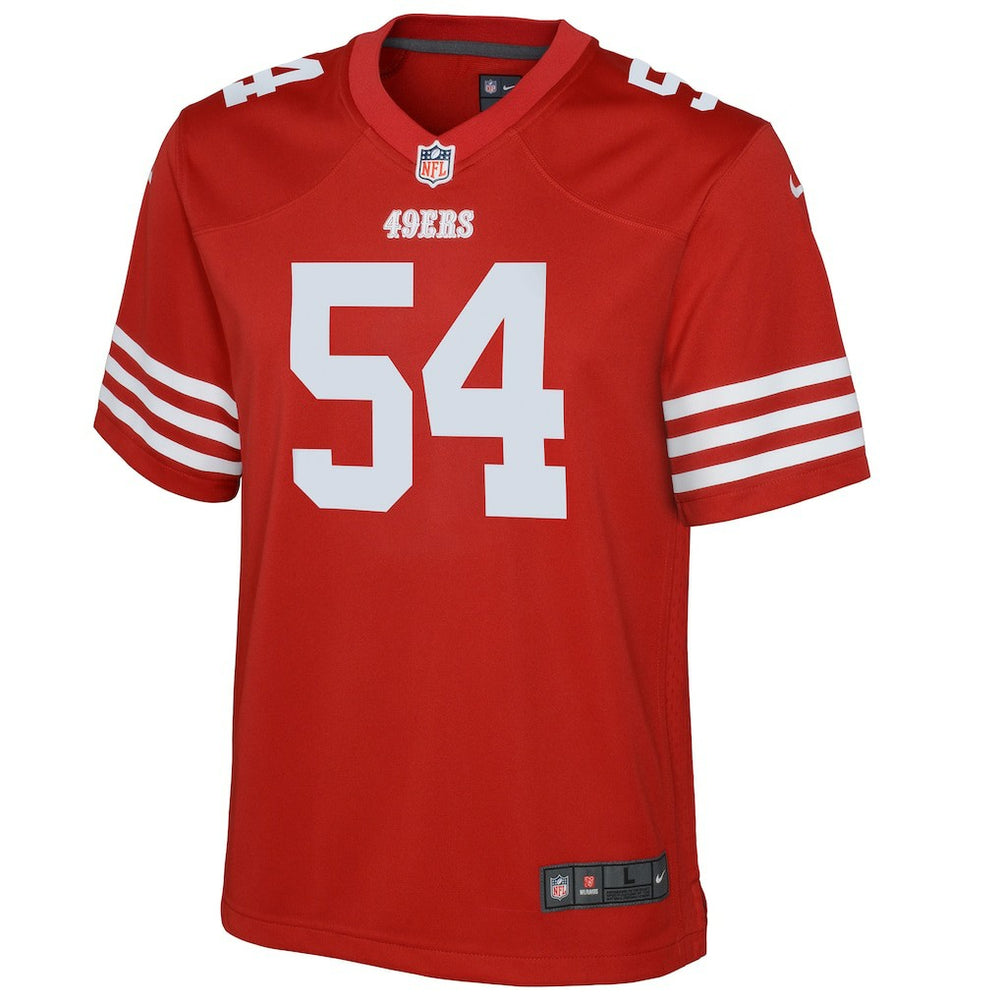 Fred Warner San Francisco 49ers Youth Game Jersey - Scarlet online