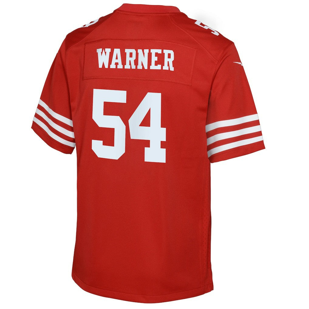 Fred Warner San Francisco 49ers Youth Game Jersey - Scarlet online