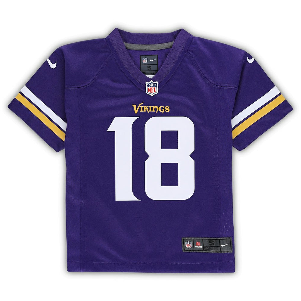 Justin Jefferson Minnesota Vikings Preschool Game Jersey - Purple sale