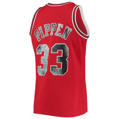 Scottie Pippen Chicago Bulls 1997/98 Hardwood Classics NBA 75th Anniversary Diamond Swingman Jersey sale - Red shop