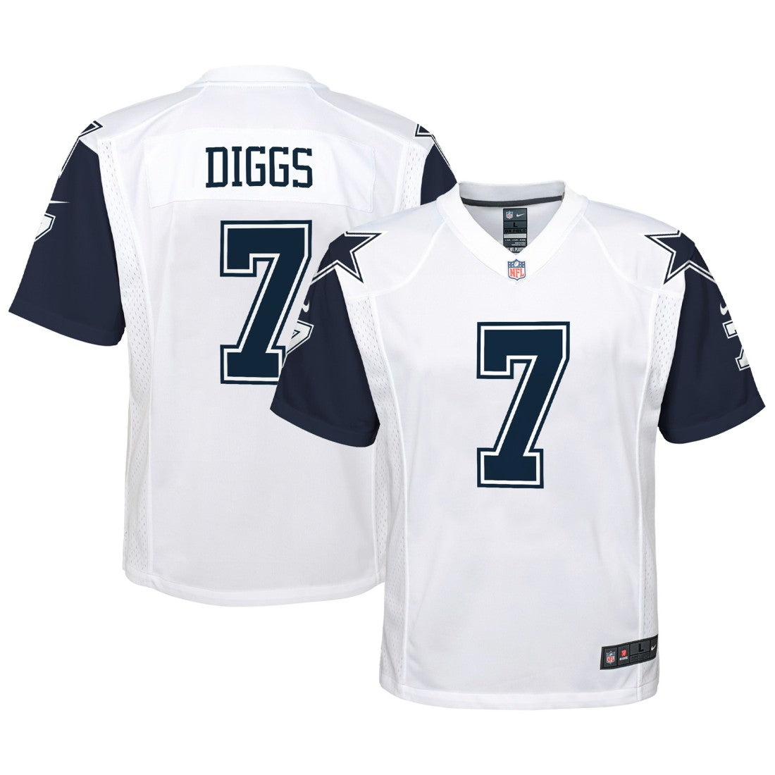Trevon Diggs Dallas Cowboys Youth Alternate Game Jersey - White for sale