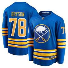 Jacob Bryson Buffalo Sabres Fanatics Home Breakaway Player Jersey - Royal Jerseys