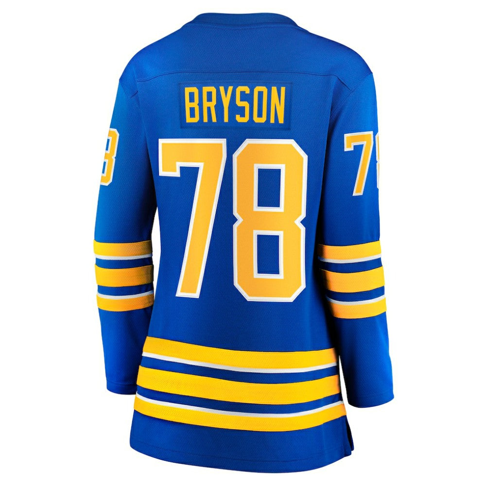 Jacob Bryson Buffalo Sabres Fanatics Women's Home Breakaway Player Jersey - Royal Jerseys