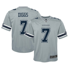 Trevon Diggs Dallas Cowboys Youth Inverted Game Jersey - Silver cheap