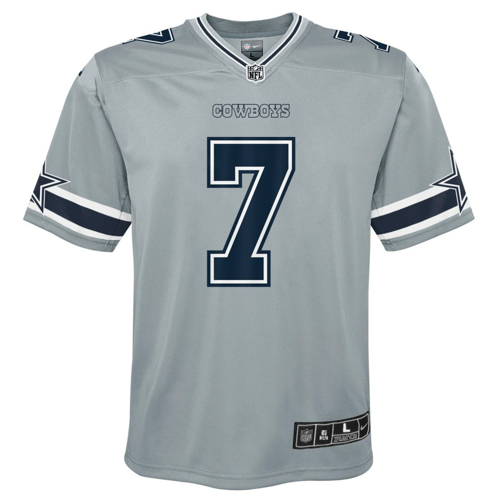 Trevon Diggs Dallas Cowboys Youth Inverted Game Jersey - Silver cheap