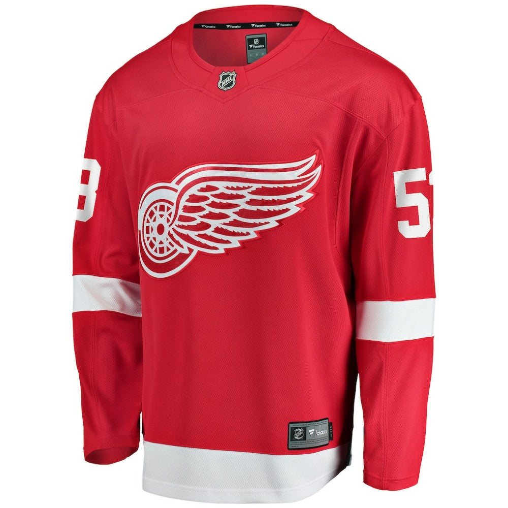 Moritz Seider Detroit Red Wings Fanatics Home Breakaway Player Jersey - Red Jerseys