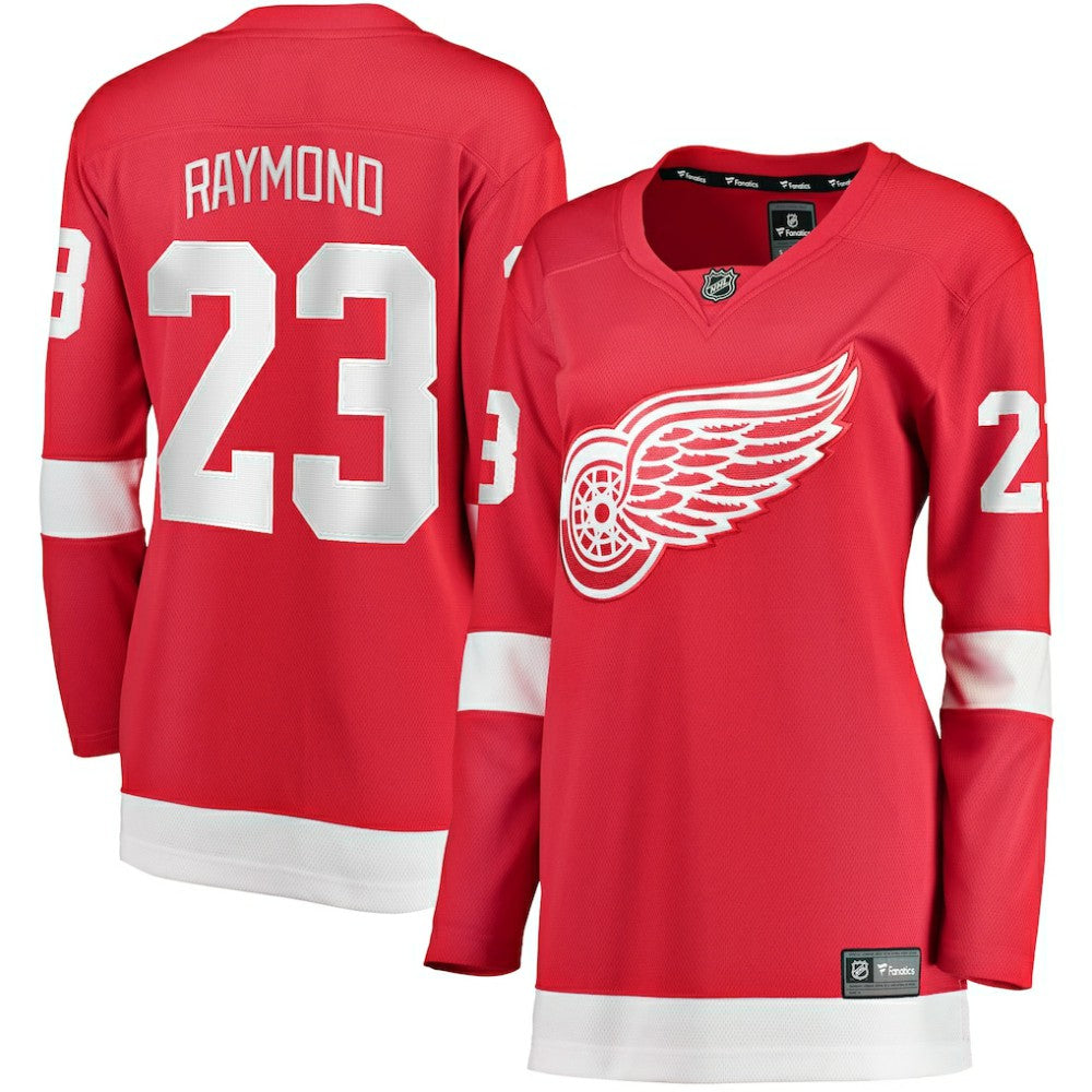 Lucas Raymond Detroit Red Wings Fanatics Women's Home Breakaway Player Jersey - Red Jerseys