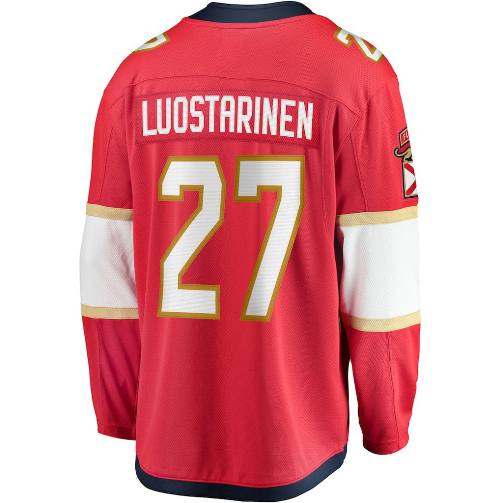 Eetu Luostarinen Florida Panthers Fanatics Home Breakaway Player Jersey - Red Jerseys