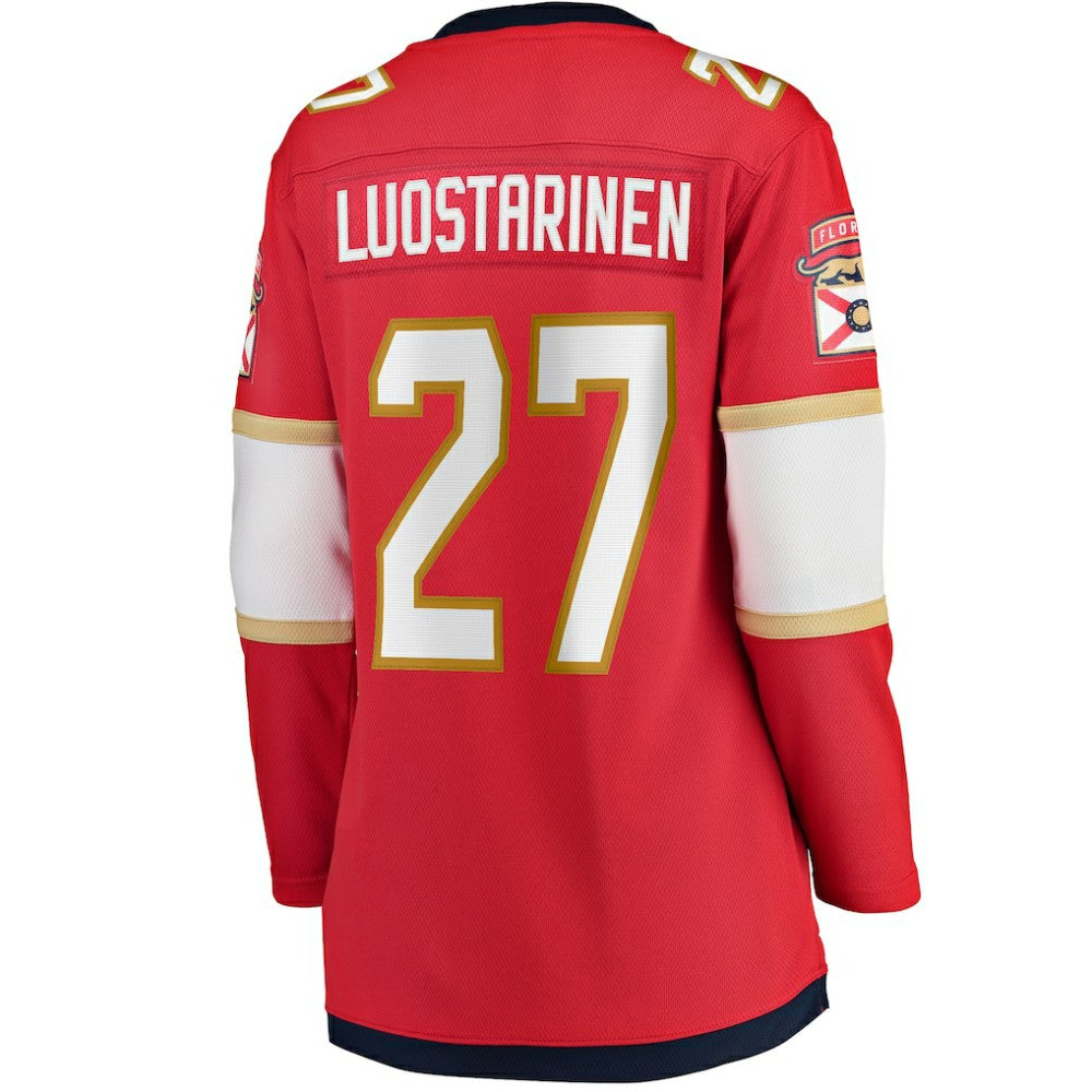 Eetu Luostarinen Florida Panthers Fanatics Women's Home Breakaway Player Jersey - Red Jerseys