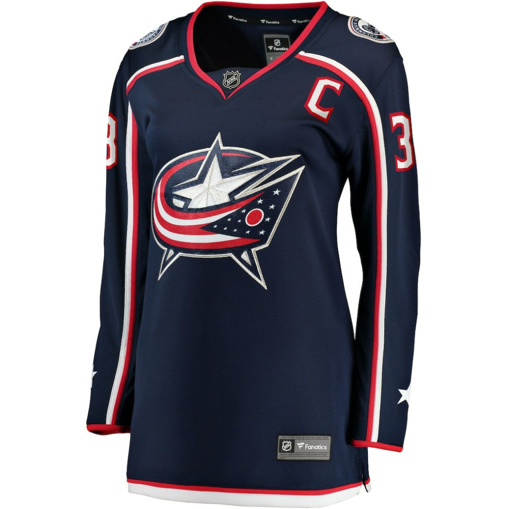 Boone Jenner Columbus Blue Jackets Women's Home Breakaway Player Jersey - Navy Jerseys