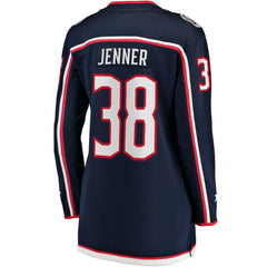 Boone Jenner Columbus Blue Jackets Women's Home Breakaway Player Jersey - Navy Jerseys