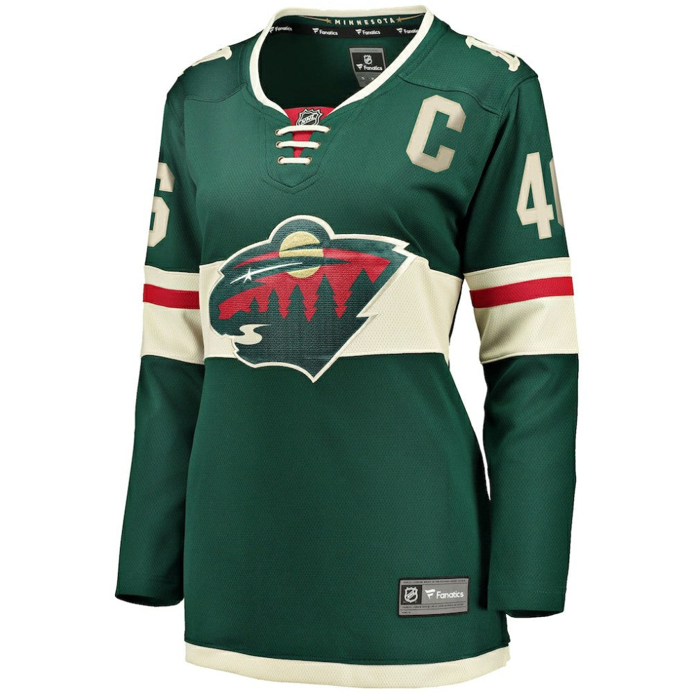Jared Spurgeon Minnesota Wild Women's Home Breakaway Player Jersey - Green Jerseys