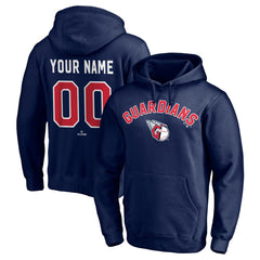 Cleveland Guardians Personalized Winning Streak Pullover Hoodie Navy
