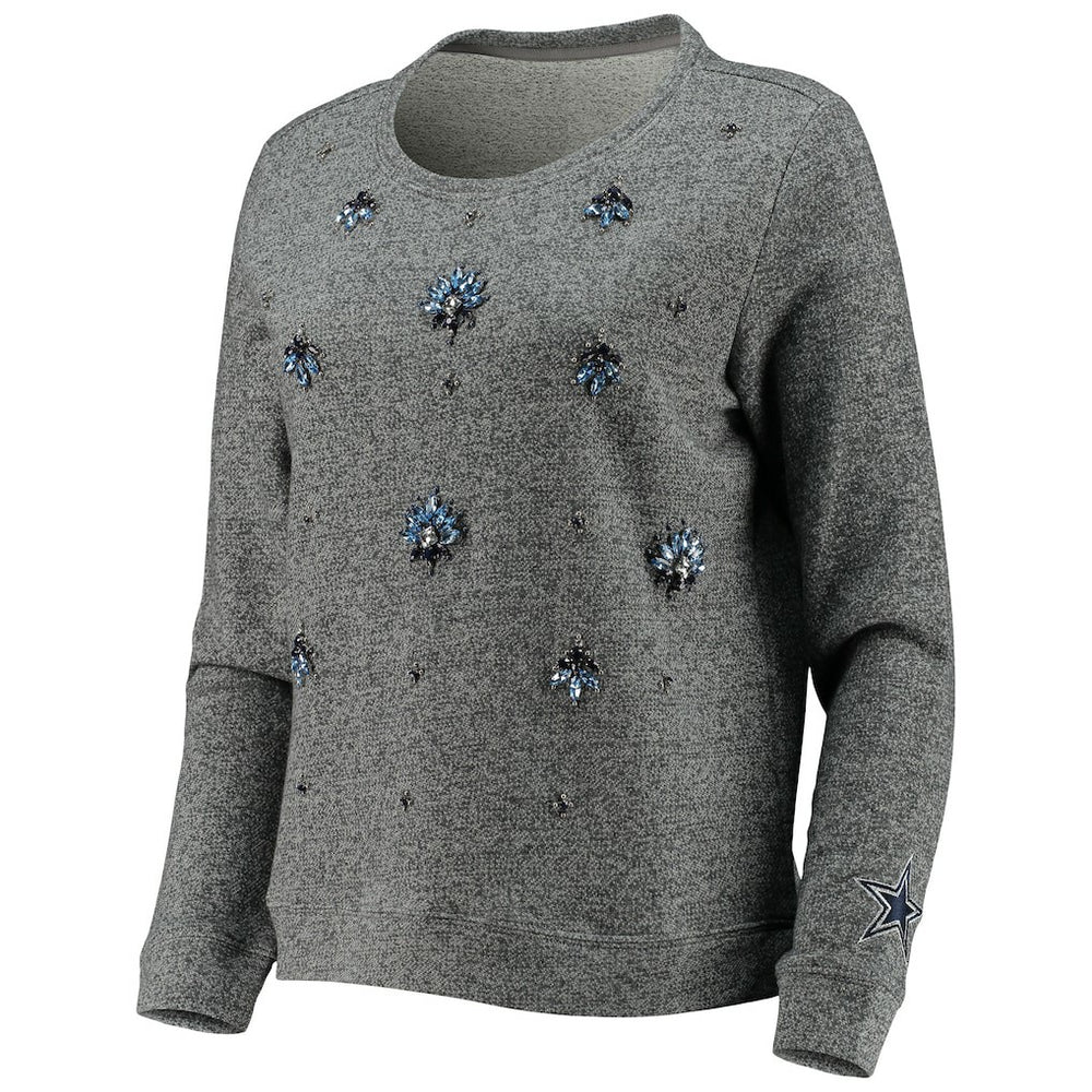 Dallas Cowboys Women's Amal Pullover Sweater - Gray for sale