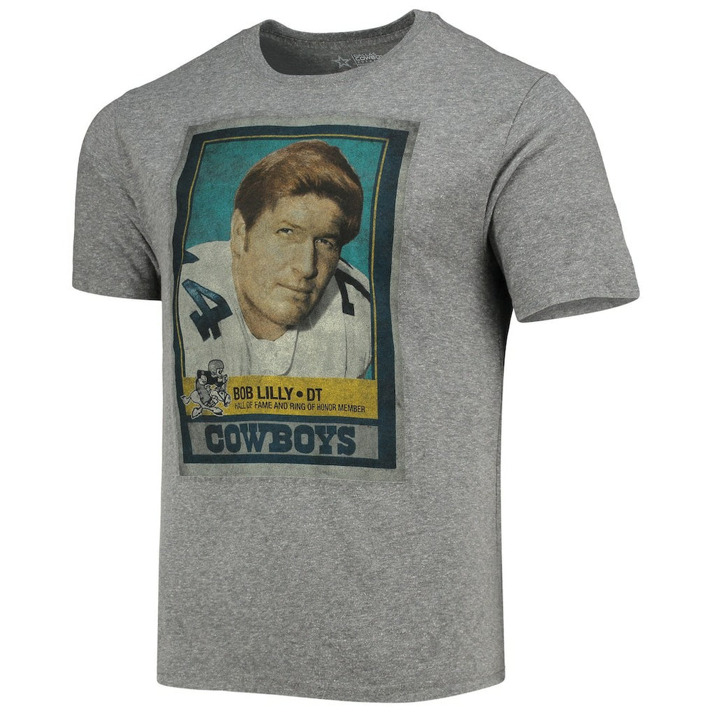 Bob Lilly Dallas Cowboys Name & Number Tri-Blend T-Shirt - Heathered Gray online