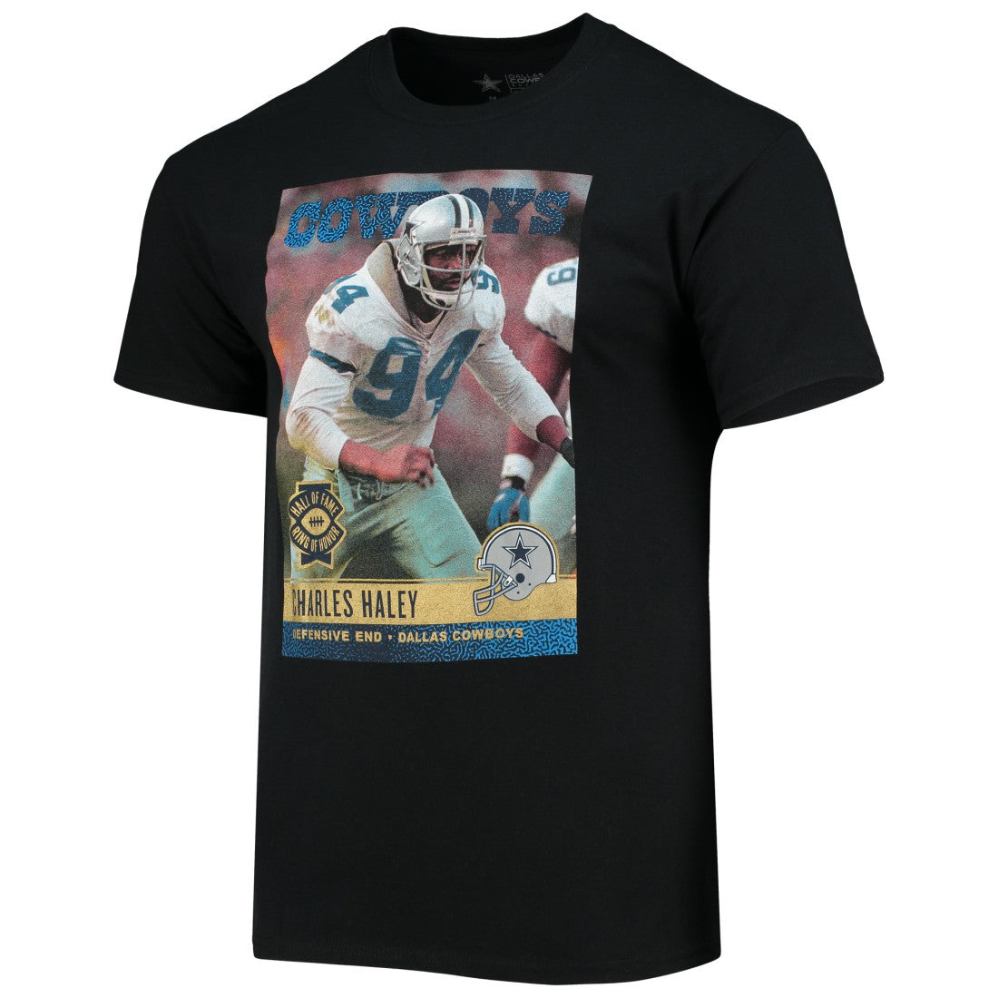 Charles Haley Dallas Cowboys Name & Number T-Shirt - Black on sale