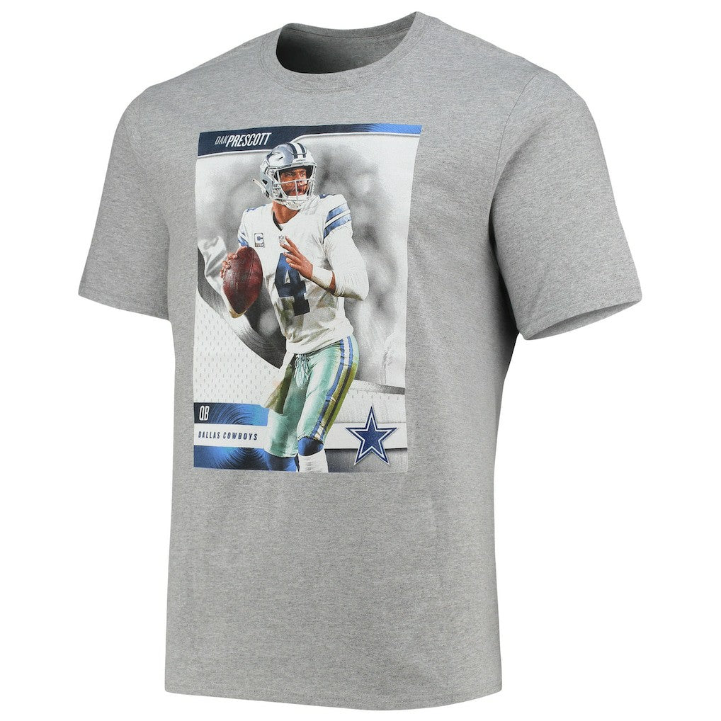 Dak Prescott Dallas Cowboys Name & Number T-Shirt - Heathered Gray discount