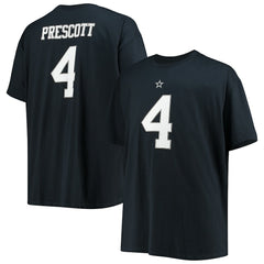 Dak Prescott Dallas Cowboys Big & Tall Player Name & Number T-Shirt - Navy on sale