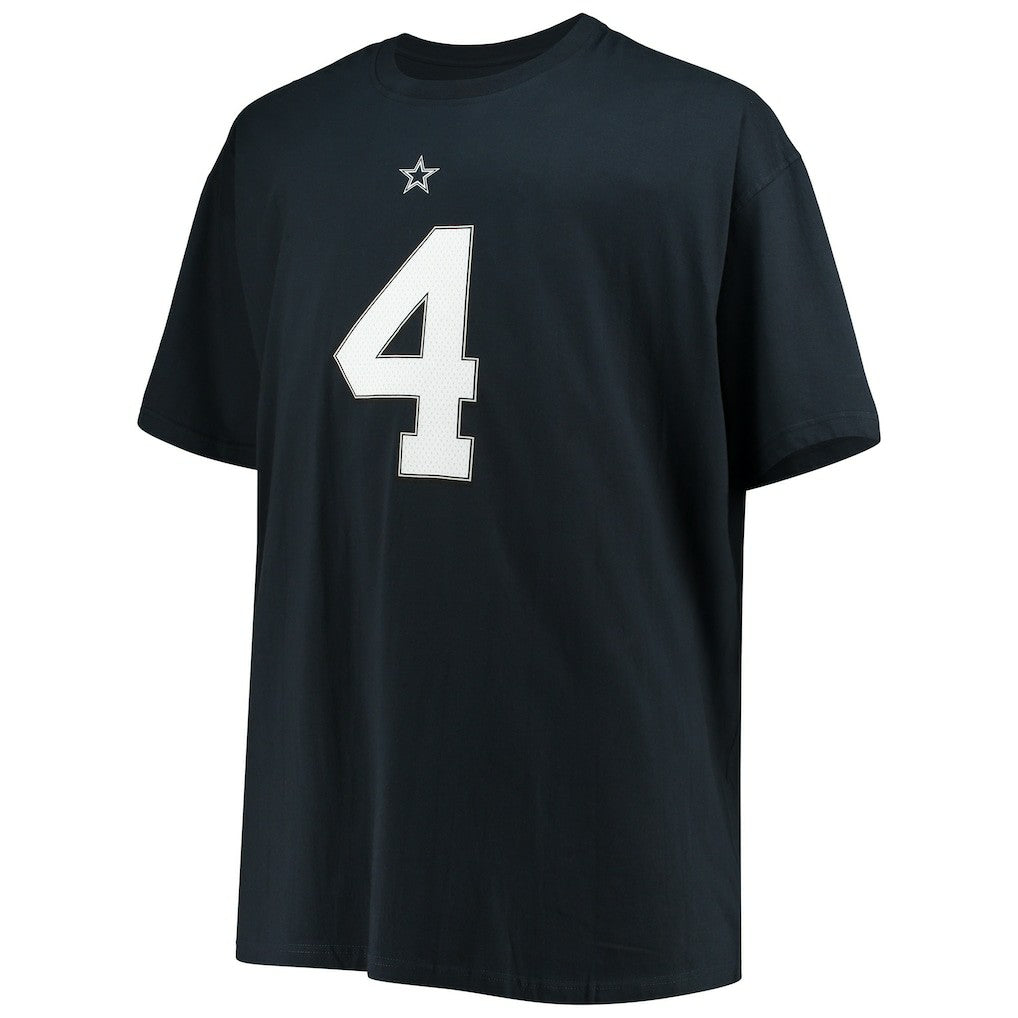 Dak Prescott Dallas Cowboys Big & Tall Player Name & Number T-Shirt - Navy on sale