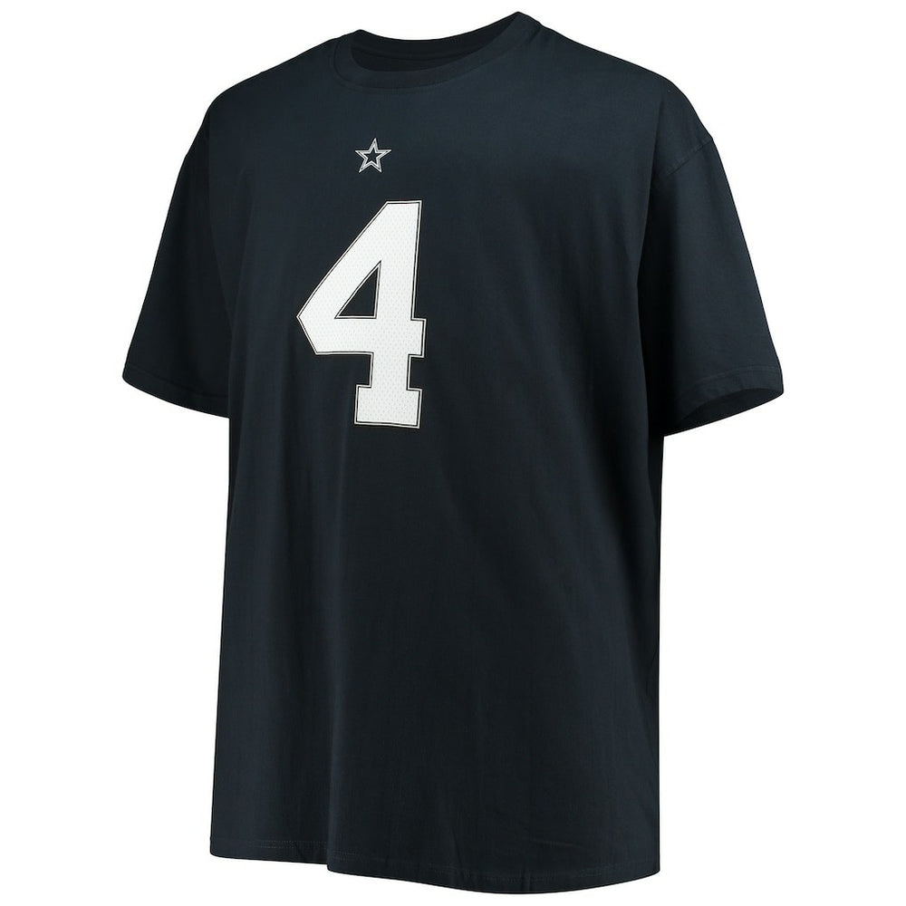 Dak Prescott Dallas Cowboys Big & Tall Player Name & Number T-Shirt - Navy on sale