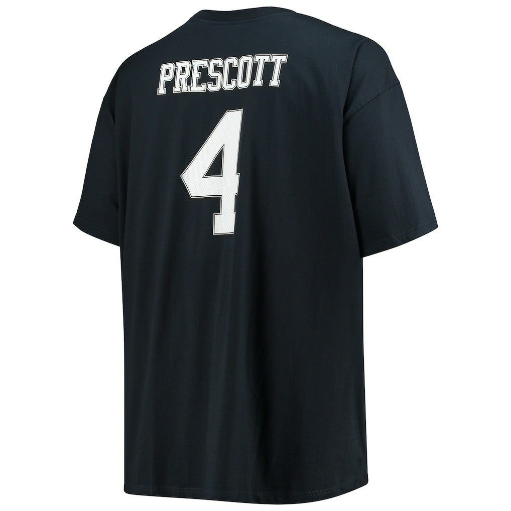 Dak Prescott Dallas Cowboys Big & Tall Player Name & Number T-Shirt - Navy on sale