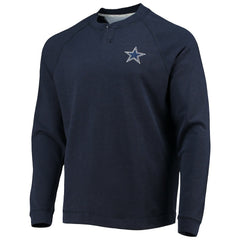 Dallas Cowboys Sunset Slub Raglan Henley Long Sleeve T-Shirt - Navy online