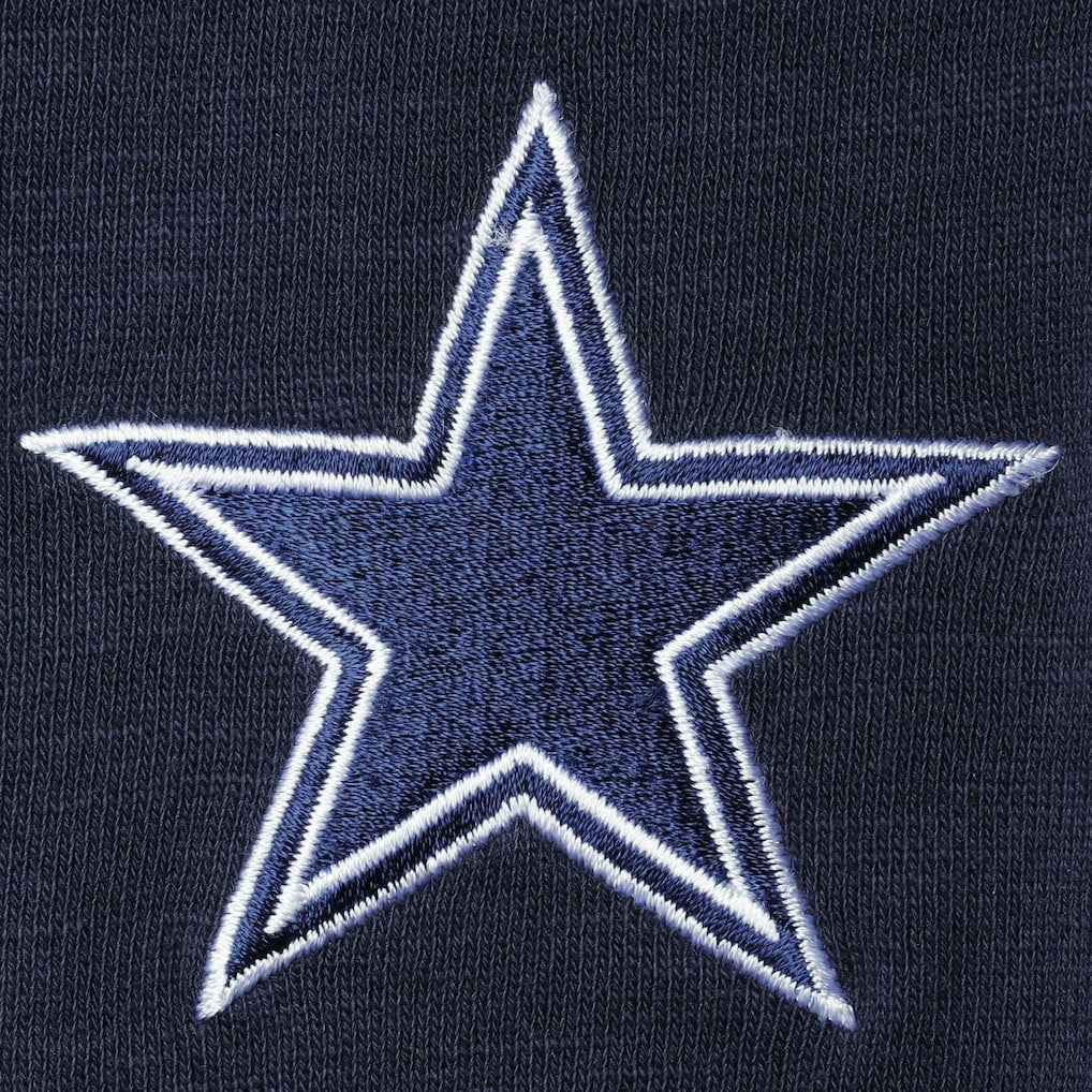 Dallas Cowboys Sunset Slub Raglan Henley Long Sleeve T-Shirt - Navy online