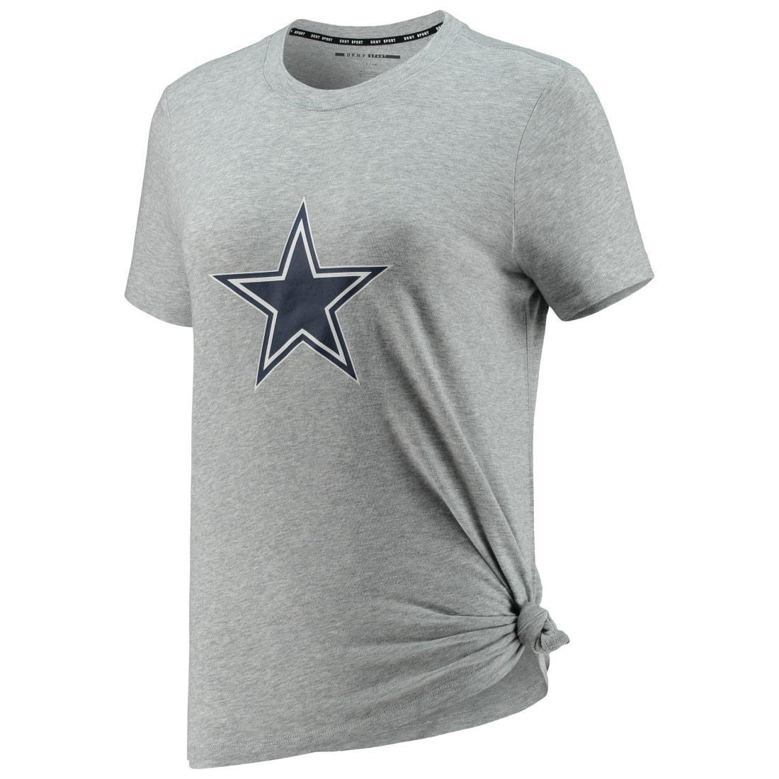 Dallas Cowboys DKNY Sport Women's Ava Tri-Blend T-Shirt - Heathered Gray on sale