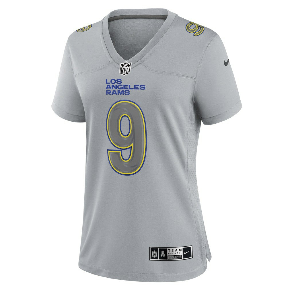 Matthew Stafford Los Angeles Rams Women's Atmosphere Fashion Game Jersey - Gray for sale