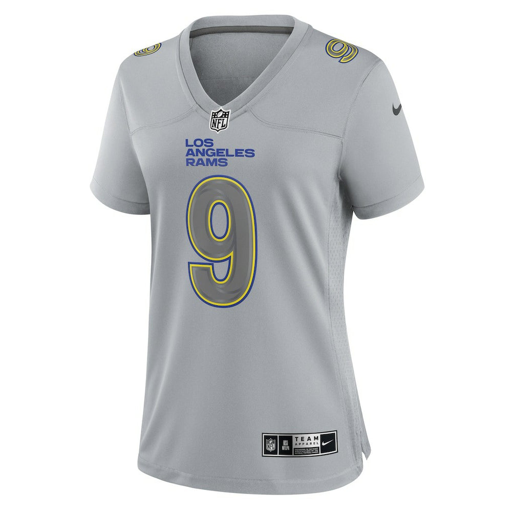 Matthew Stafford Los Angeles Rams Women's Atmosphere Fashion Game Jersey - Gray for sale