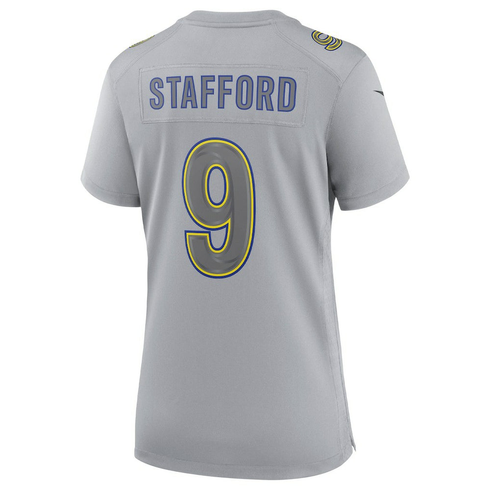 Matthew Stafford Los Angeles Rams Women's Atmosphere Fashion Game Jersey - Gray for sale