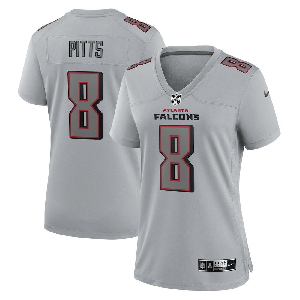 Kyle Pitts Atlanta Falcons Women's Atmosphere Fashion Game Jersey - Gray for sale
