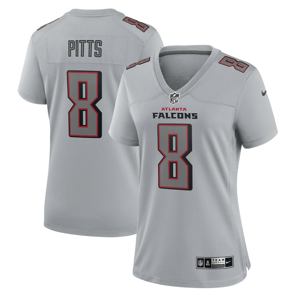 Kyle Pitts Atlanta Falcons Women's Atmosphere Fashion Game Jersey - Gray for sale