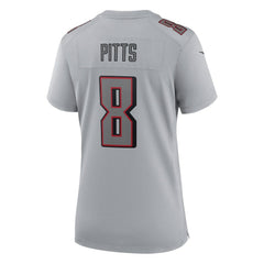 Kyle Pitts Atlanta Falcons Women's Atmosphere Fashion Game Jersey - Gray for sale