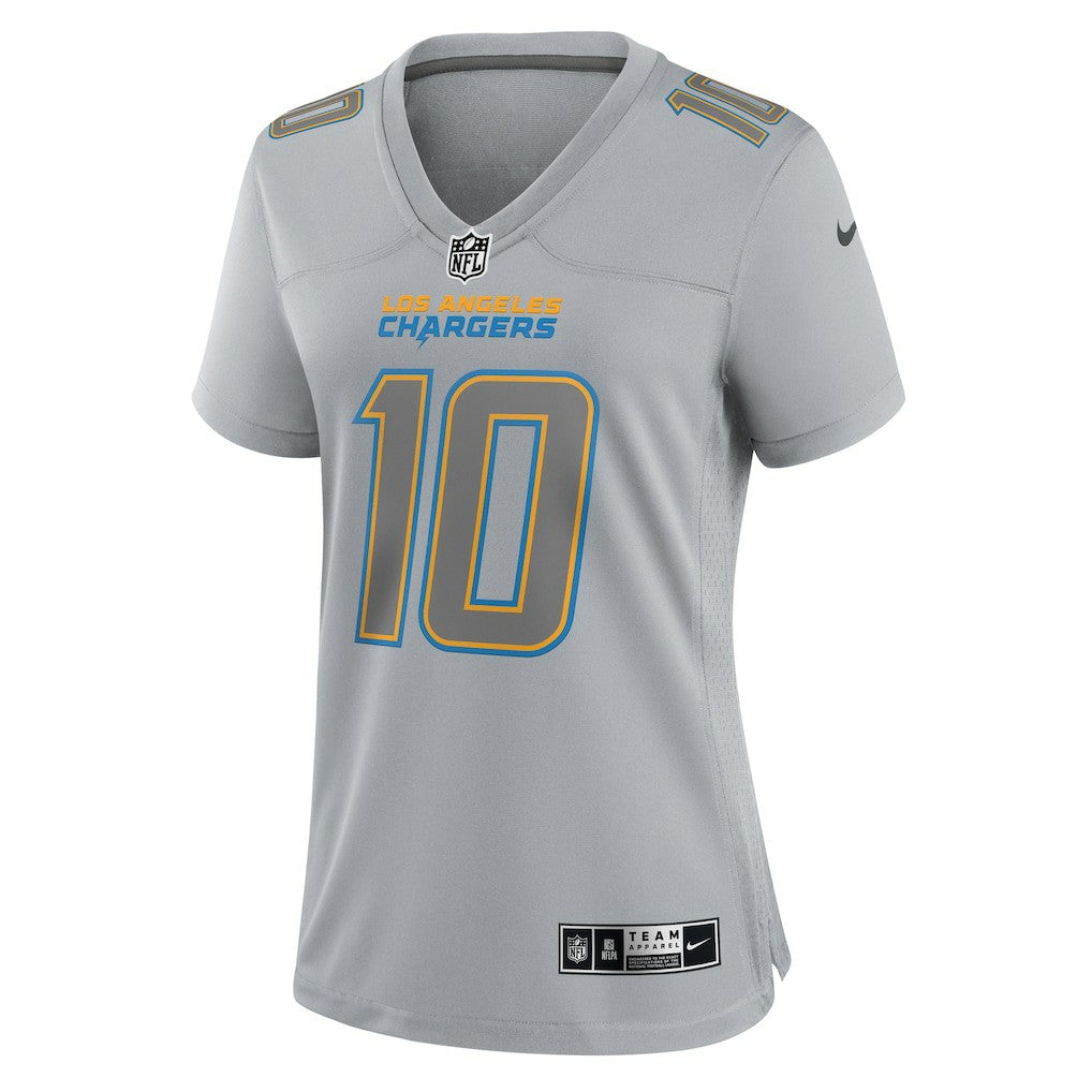 Justin Herbert Los Angeles Chargers Women's Atmosphere Fashion Game Jersey - Gray outlet